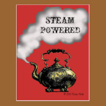 Steam Powered Postcard postcards