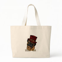 STEAM PUG TOTE BAG