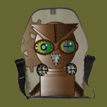 Steam Punk Robot Owl Rickshaw Messenger Bag messenger bags