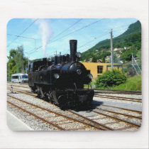Steam train at Blonay mousepads