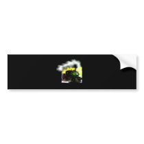 Steam Train At Dusk Bumper Stickers