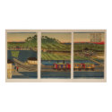 Steam train at Takanawa seashore, Tokyo posters by ZephyrusBooks Steam train at Takanawa seashore, Tokyo posters