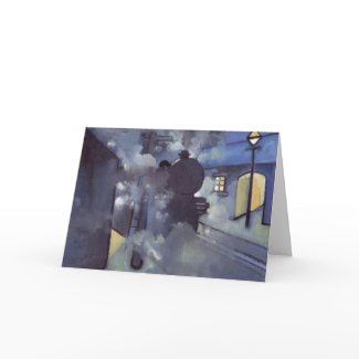 STEAM TRAIN card