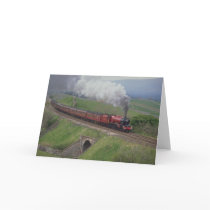 Steam train cards