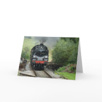 Steam Train Greeting / Note Card