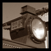 Steam Train Headlight posters