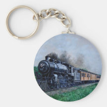 Steam Train Keychain