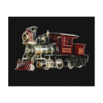 Steam Train Locomotive Engine Personalized Flyer