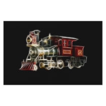 Steam Train Locomotive Engine Stationery Paper