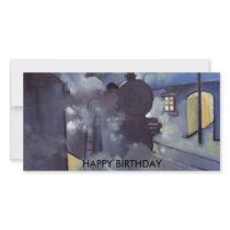 STEAM TRAIN PICTURE CARD