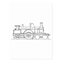 Steam Train Post Cards
