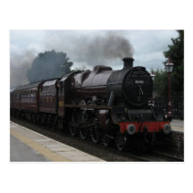 Steam train - Postcard