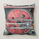 STEAM TRAIN THROW PILLOW