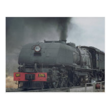 Steam train, Zimbabwe Postcards
