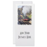 STEAM TRAINS UK RACK CARD TEMPLATE