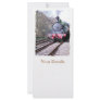 STEAM TRAINS UK PERSONALIZED RACK CARD
