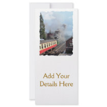 STEAM TRAINS UK RACK CARD