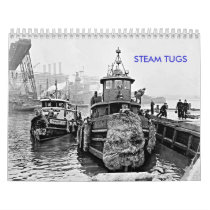 Steam Tugs Wall Calendar