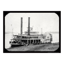 Steamboat Ben Campbell Daguerreotype 1852 posters