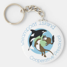 Steamboat Island Coop Preschool Keychains