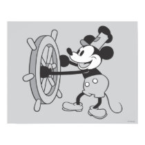Steamboat Willie Mickey Mouse posters