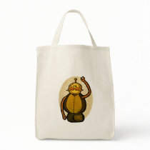 Steambot Antique Robot Canvas Bag