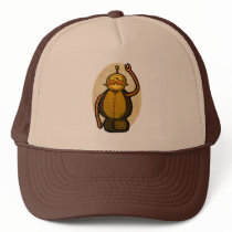 Steambot Antique Robot Trucker Hats