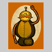 Steambot Antique Robot postcards