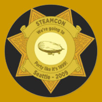 Steamcon Party Sticker