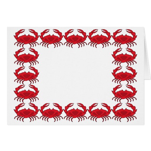 Steamed Crabs Cards