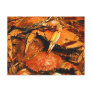 Steamed Maryland Hard Crabs Post Card