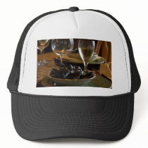 Steamed Muscles At The Dinner Table hats
