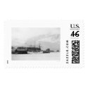 Steamer Docked in Seward, Alaska 1916 postage