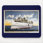Steamer Naushon, Nantucket Steamboat Line, Mass. Mouse Pad