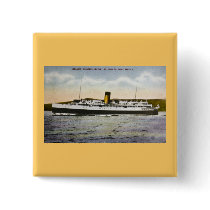 Steamer "Princess Helene" St. John- Digby Service Pinback Button