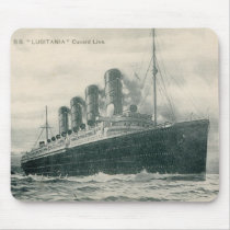 Steamer SS Lusitania Mousepad