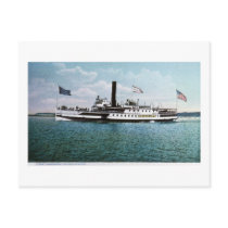 Steamer Ticonderoga on Lake Champlain Postcard