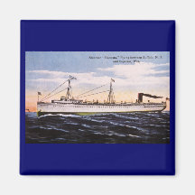 Steamer Tionesta Fridge Magnet