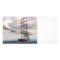 Steaming Home photo cards