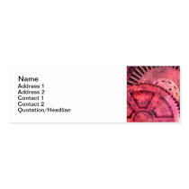 Steampink Steampunk Gears Business Card Template