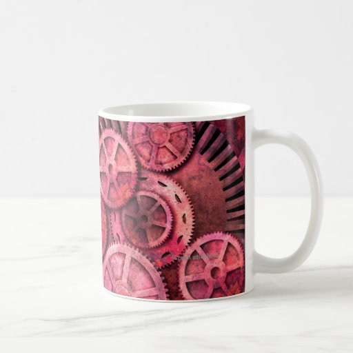 Steampink Steampunk Gears Coffee Mugs