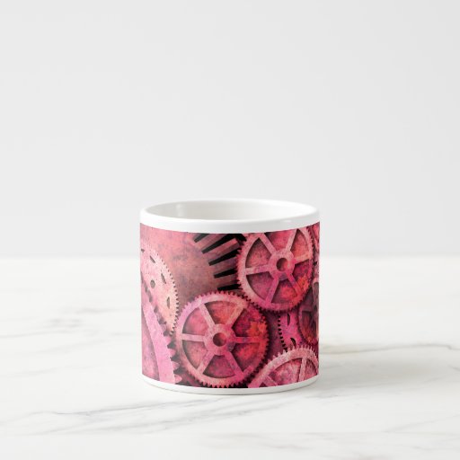 Steampink Steampunk Gears Espresso Mug
