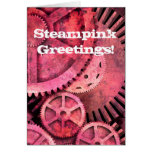 Steampink Steampunk Gears Greeting Card