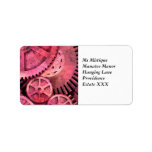 Steampink Steampunk Gears Personalized Address Labels