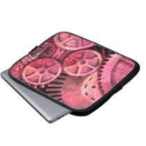 Steampink Steampunk Gears Laptop Computer Sleeve