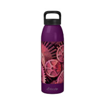 Steampink Steampunk Gears Reusable Water Bottle