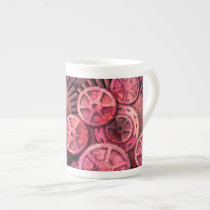 Steampink Steampunk Gears Porcelain Mugs