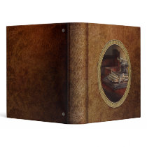 Steampunk - A crusty old typewriter 3 Ring Binders