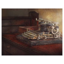 Steampunk - A crusty old typewriter Flyer Design