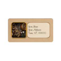 Steampunk - Abstract - Time is complicated Labels